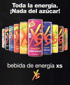 XS® Bebida de Energía sabores mixtos
